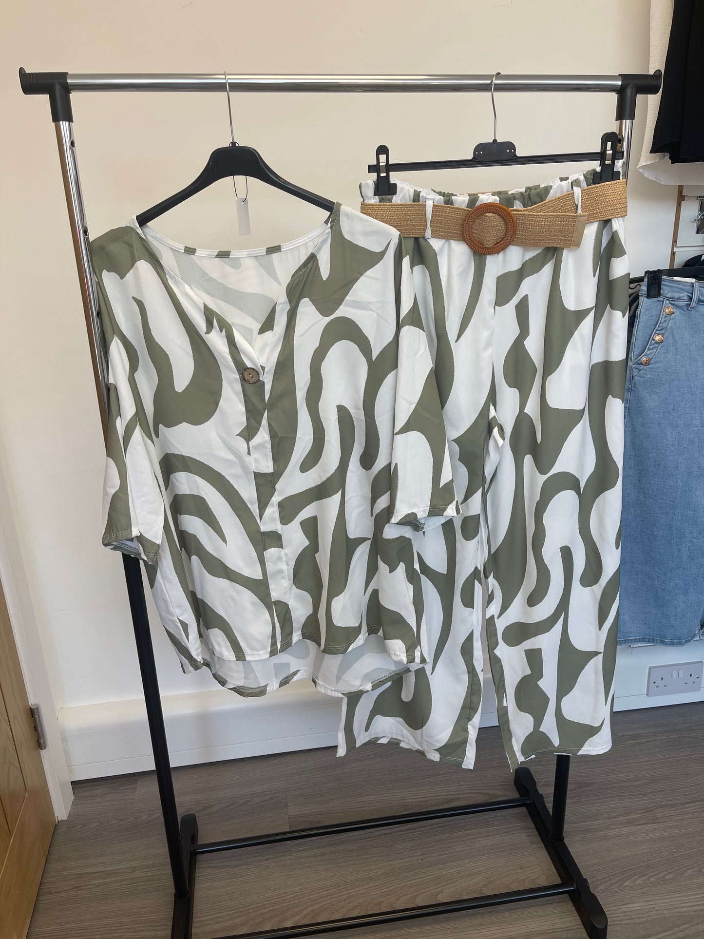 Pattern Co-ord with Belt