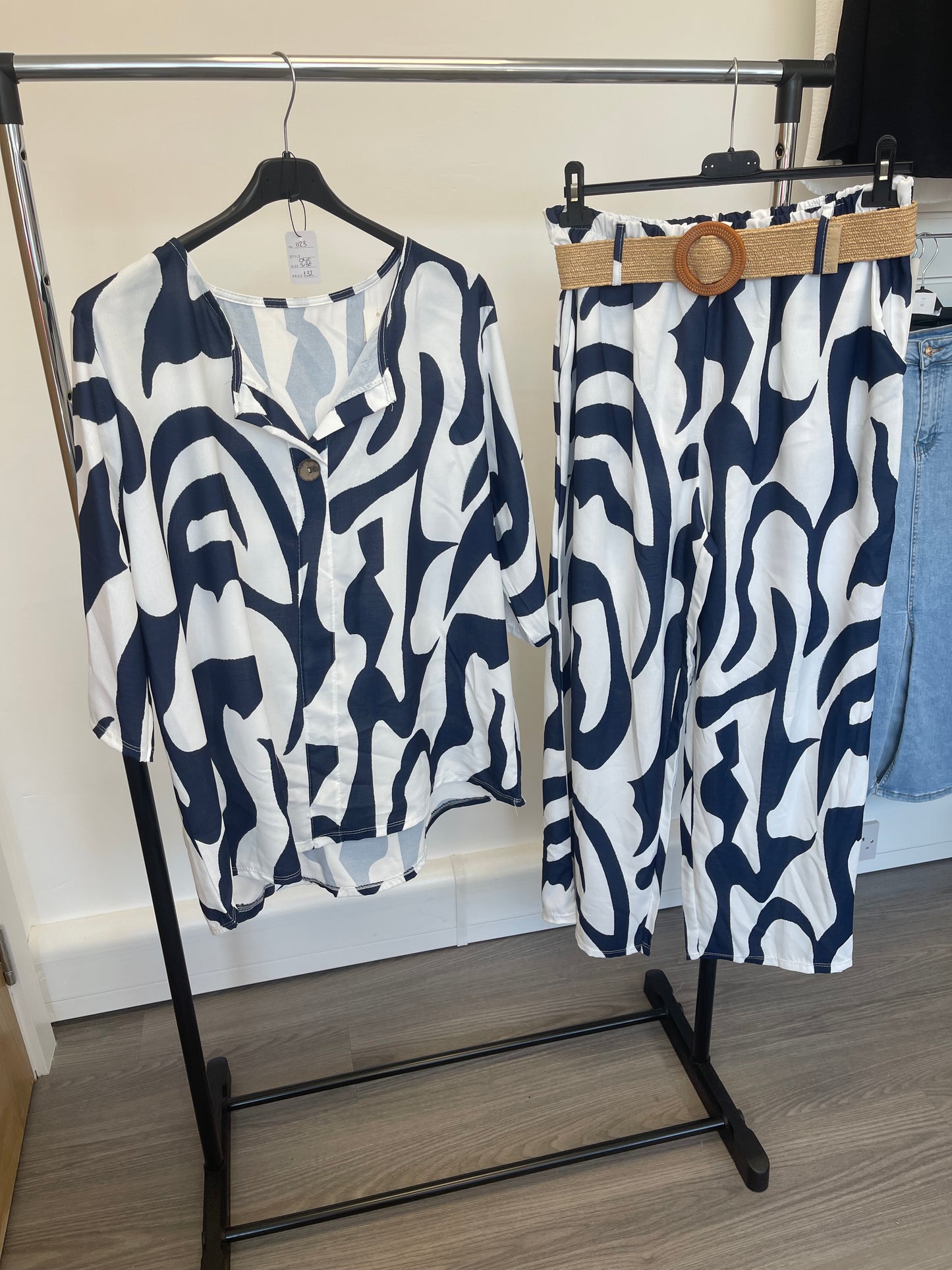 Pattern Co-ord with Belt