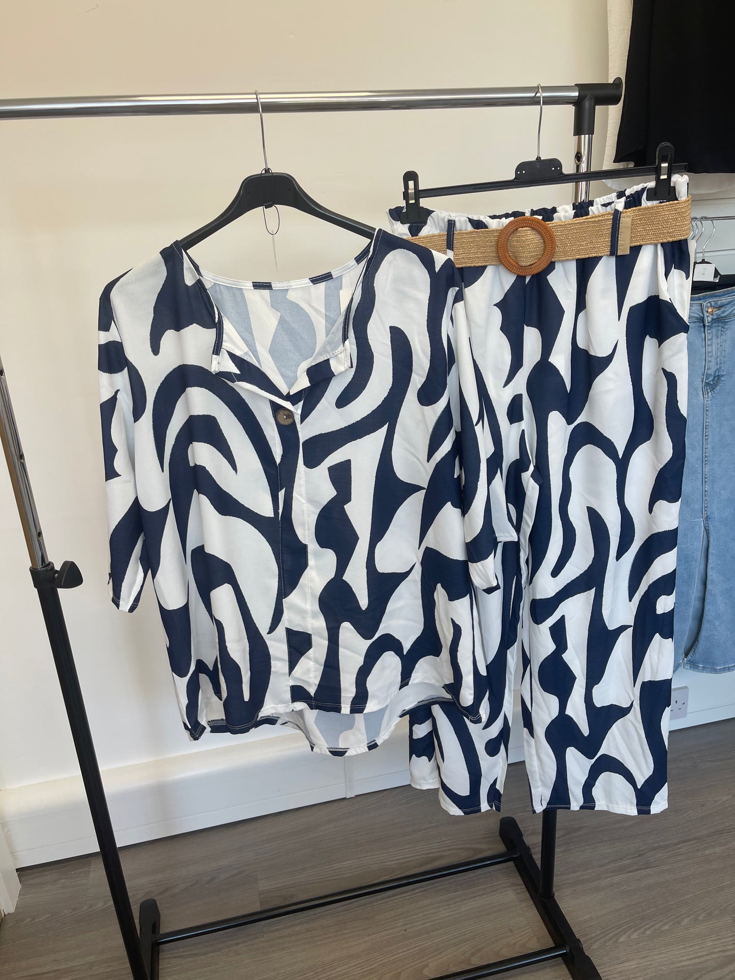 Pattern Co-ord with Belt