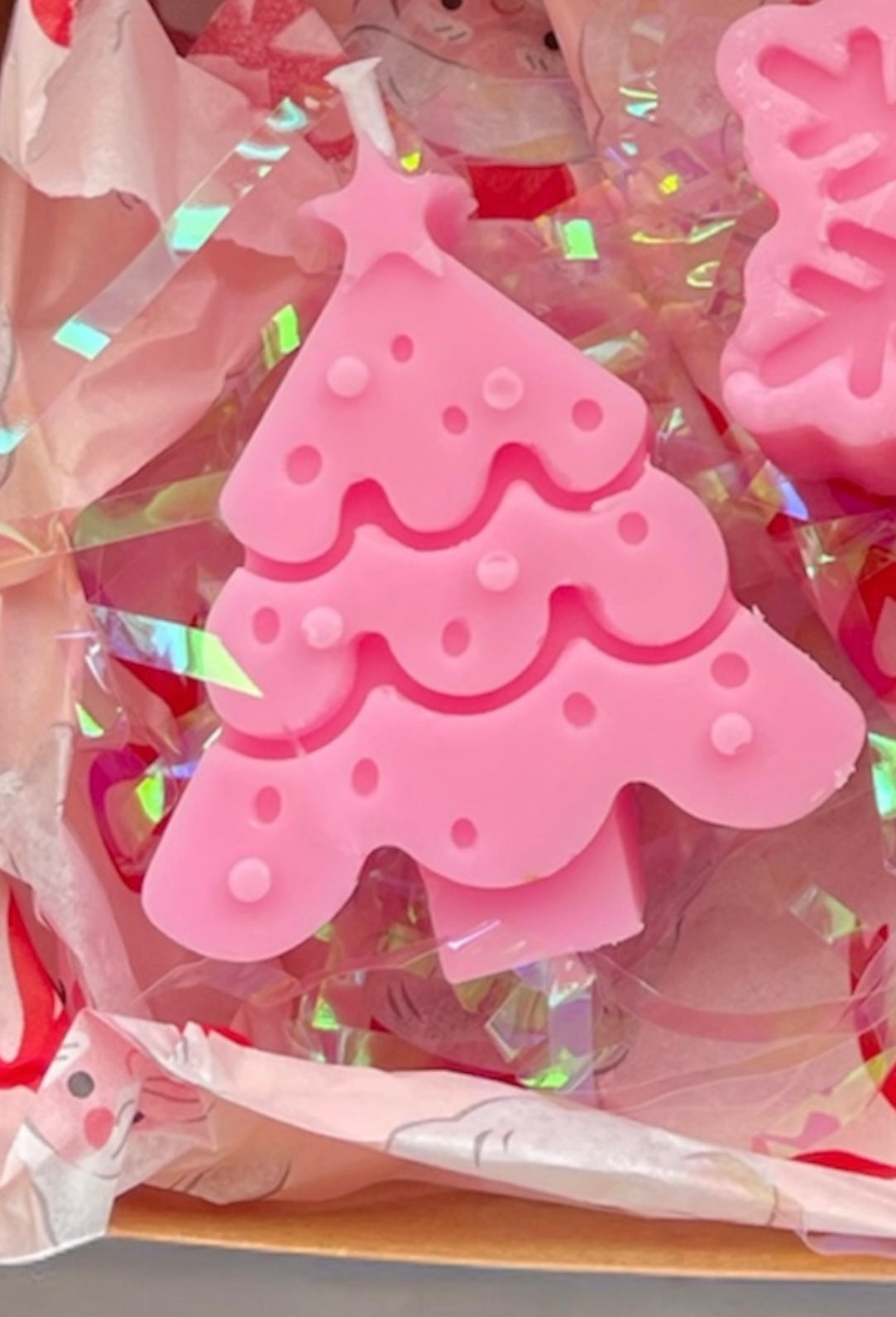 Pink 3 miniature candle gift set