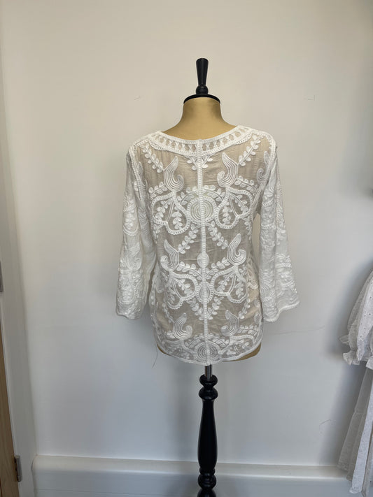 Long Sleeve white blouse