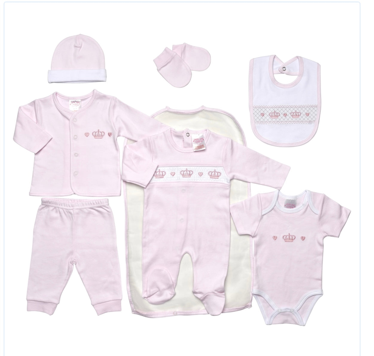 Girls pink 7pcs set