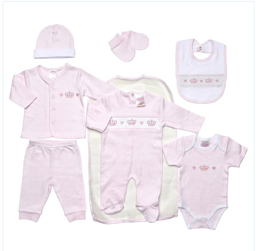 Girls pink 7pcs set