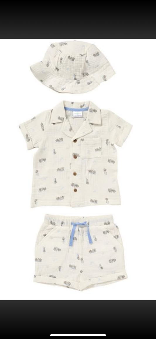 Boys 3 piece summer set