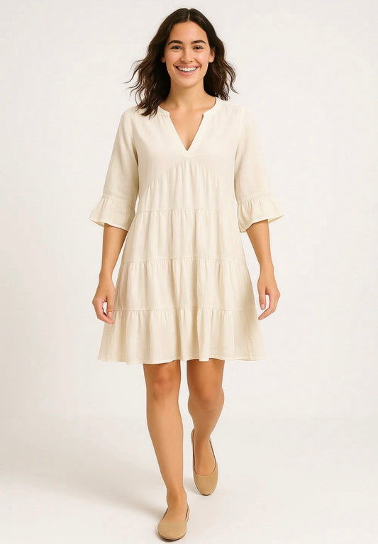 Lightweight tiered summer dress